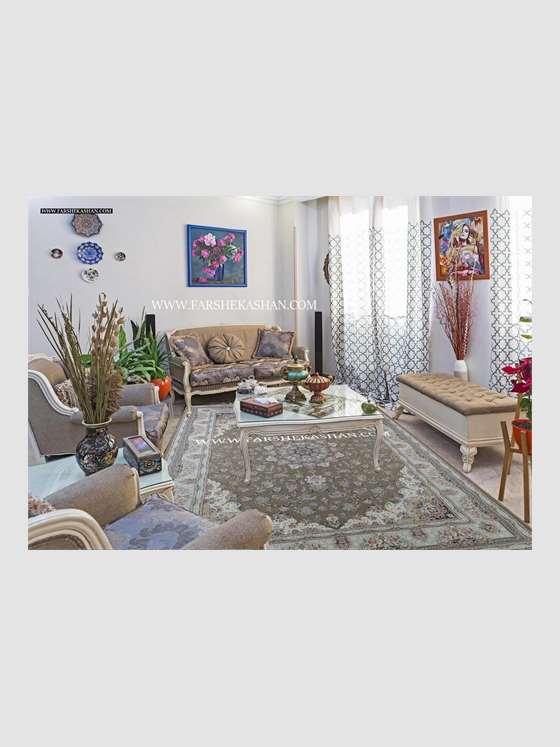 فرش طرح گلستان